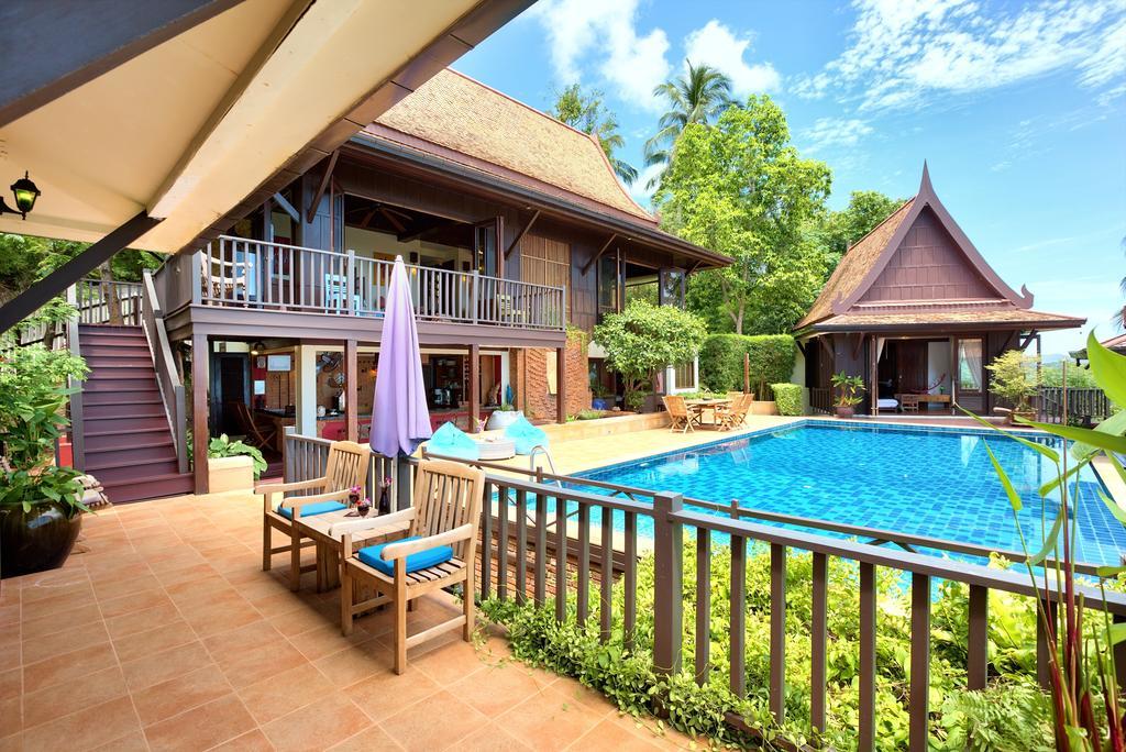 קו סמוי Villa Thai Teak - Panoramic Sea & Sunset Views חדר תמונה